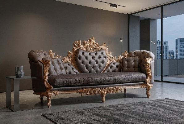 Wohnzimmer Sofas Couches Polsterung 4 Sitz Neu Design xxl Big Sofa Couch