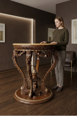 Esstisch Antik Stil Massivholz Möbel Italienische Esstische Tisch Holz Tische