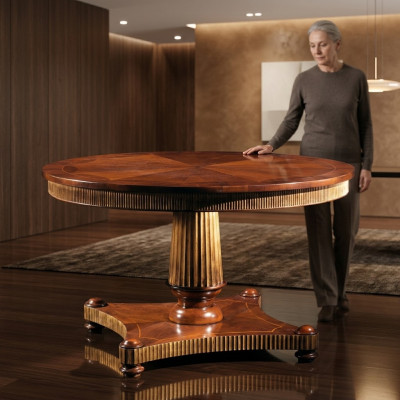 Rund Esstisch Tisch Echtholz Tische Esszimmer Möbel Klassische Esstische Holz
