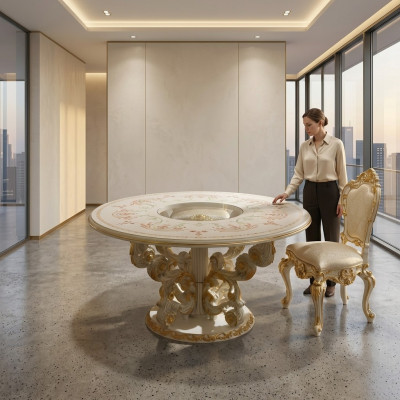 Esstisch Design Möbel Einrichtung Tische Massivholz Tisch Neu Luxus Italienische