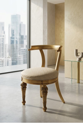 Esszimmer Lehnstuhl Barock neu Polsterstuhl Luxus Sessel Stuhl Stühle Wohnzimmer