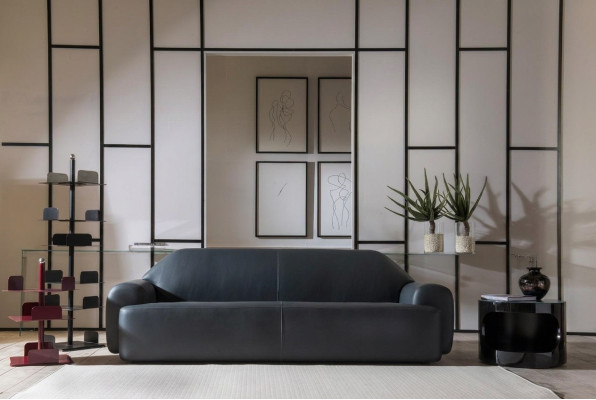 Sofa Wohnzimmer Möbel Dreisitzer Sofas Italienische Leder Couch Luxus Polster