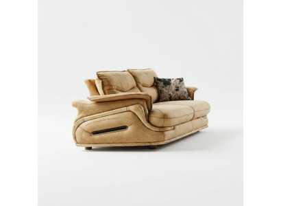 Sofa 3 Sitzer Luxus Möbel Wohnzimmer Klassischer Dreisitzer Design Italienisch