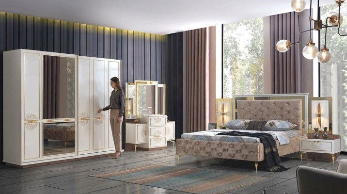 Exklusives 5-teiliges Luxus-Schlafzimmer-Set in Premium-Qualität