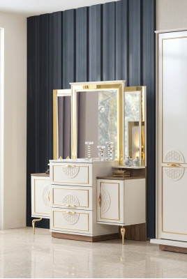 Schminktisch Möbel Holz Konsole Italienisches Sideboard Konsolen
