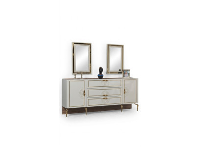 Konsolentisch Spiegel Sideboard xxl Konsole Kommode Sideboards 3tlg