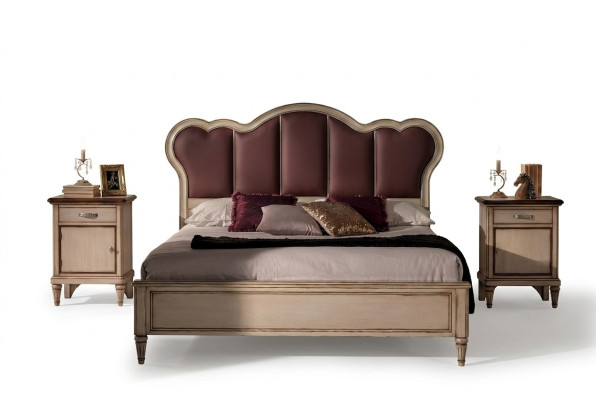 Doppelbett Schlafzimmer Hotel Ehe Luxus Bett 2x Nachttisch 3tlg. Set Betten Neu