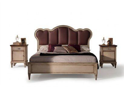 Doppelbett Schlafzimmer Hotel Ehe Luxus Bett 2x Nachttisch 3tlg. Set Betten Neu