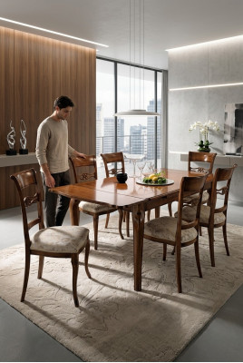Tisch Holztisch Barock Rokoko Esszimmer Königlicher Esstisch Klassischer Tische