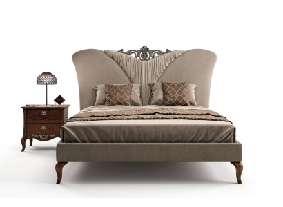 Bett Doppelbett Massiv Holz Schlafzimmer Betten Möbel Vaccari cav giovanni Neu
