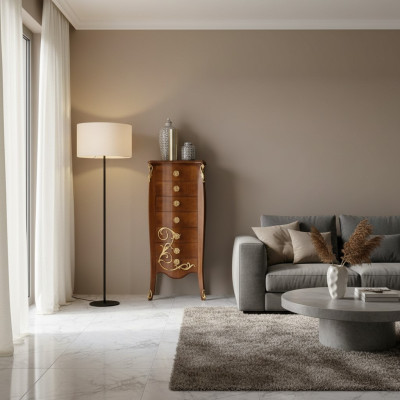 Kommode Wohnzimmer Kommoden Schubladen Holz Sideboard Schrank Schränke Massiv