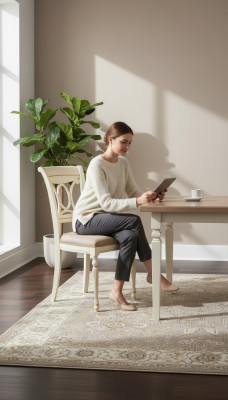 Esszimmer Holz Möbel Stühle Luxus Design Polster Stuhl Lehn Sitz Büro Möbel Neu