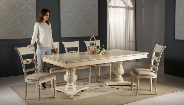 Komplett Set Esstisch 6 Stühle Esszimmer Set Ess Gruppe Holz Tisch Tische 7tlg