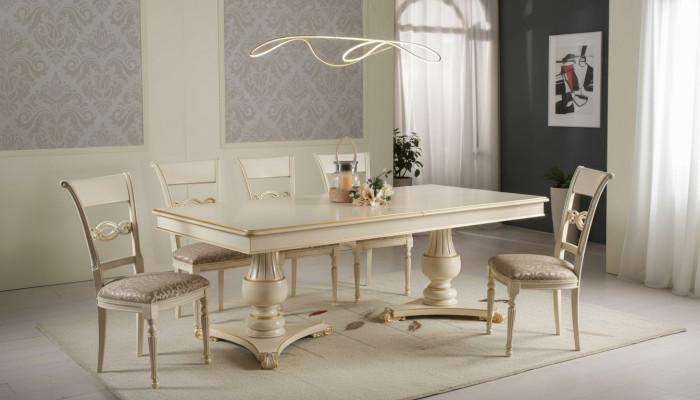 Komplett Set Esstisch 6 Stühle Esszimmer Set Ess Gruppe Holz Tisch Tische 7tlg