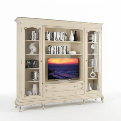 Wohnzimmer Wandregal tv Schrank Schränke Regal Holz Wohnzimmer Möbel Regale Neu