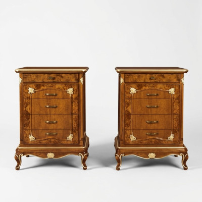 Klassisch Design Kommoden Kommode Schrank Hochschrank Anrichte Schubladen Holz