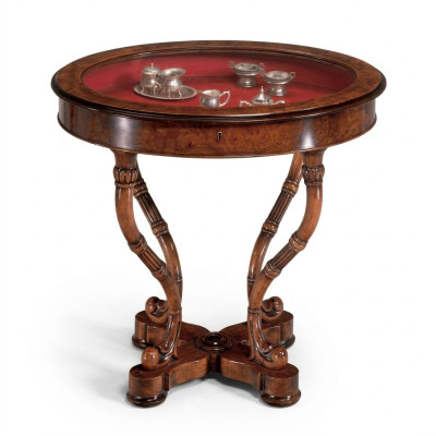 Couchtisch Holztisch Design Tische Italienischer Rundtisch Holz Beistelltisch