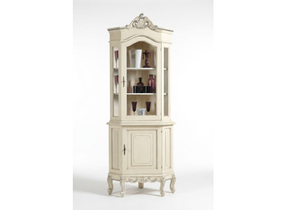 Schränke Holz Vitrinen Glas Schrank Echtholz Vitrine Wohnzimmer Möbel Anrichte