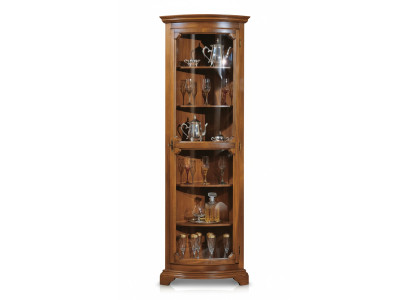 Schränke Holz Vitrinen Glas Schrank Echtholz Vitrine Wohnzimmer Möbel Anrichte