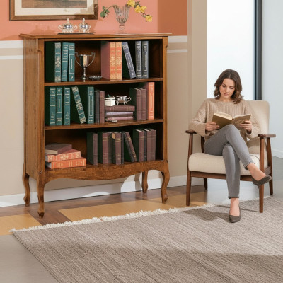 Wohnzimmer Vitrine Schrank Bücher Regal Anrichte Klassische Möbel Regale Holz