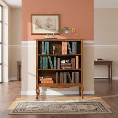 Wohnzimmer Vitrine Schrank Bücher Regal Anrichte Klassische Möbel Regale Holz