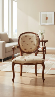 Esszimmer Stuhl braun Luxus klassischer Holzstuhl Stühle Italienische Möbel
