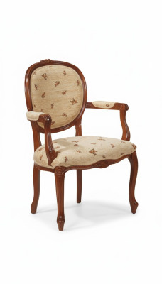 Esszimmer Stuhl braun Luxus klassischer Holzstuhl Stühle Italienische Möbel