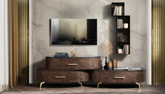 rtv tv  Schrank Tisch Wohnzimmer Kommode Lowboard Sideboard Holz Modern Möbel