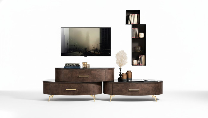 rtv tv  Schrank Tisch Wohnzimmer Kommode Lowboard Sideboard Holz Modern Möbel