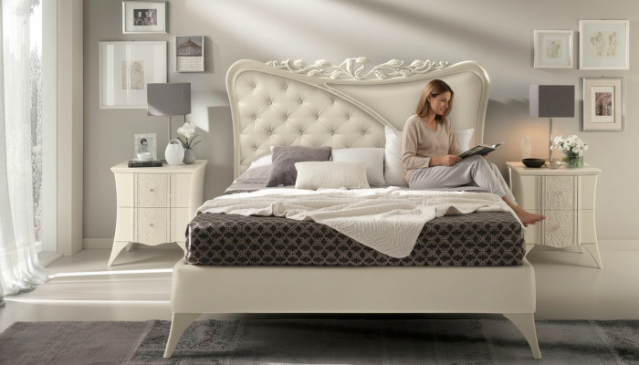 Luxus Doppelbett Bett Bettgestelle Betten Schlafzimmer Bettrahmen Modern Design