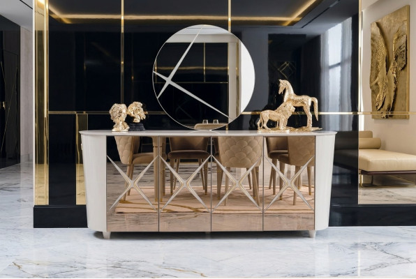 Kommode Italienischer Stil Kommoden Gold Sideboards Massiv Holz Möbel Kommoden