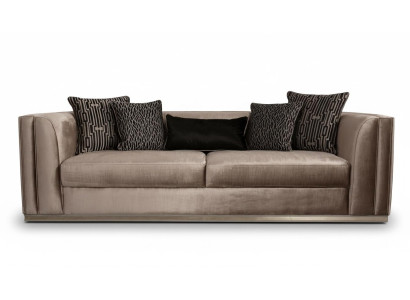 Sofa 3 Sitzer Couch Holz möbel Wohnzimmermöbel Sofas Couch italienischer Stil