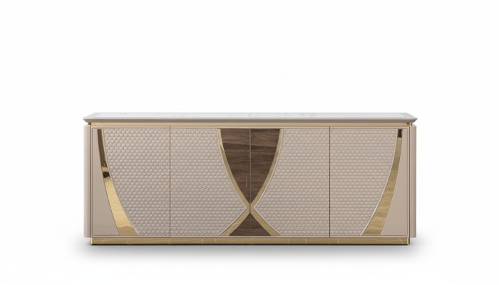Wohnzimmer Sideboard Schrank Schränke Schubladen Holz Kommoden