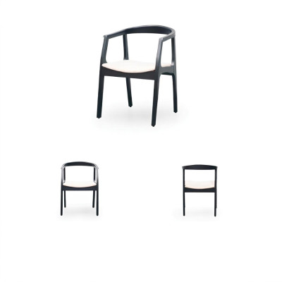 Esszimmer Holz Möbel Stühle Luxus Design Polster Stuhl Lehn Sitz Büro