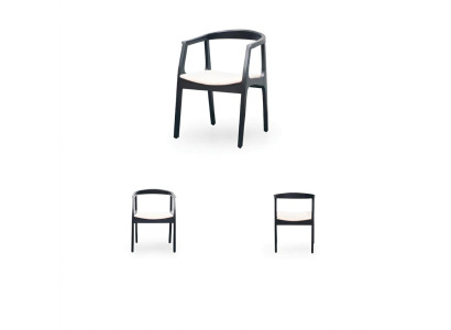 Esszimmer Holz Möbel Stühle Luxus Design Polster Stuhl Lehn Sitz Büro
