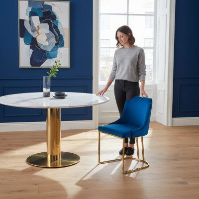 Design Stuhlset Gruppe Polsterung Textil 8 Stühle Möbel Luxus Garnitur