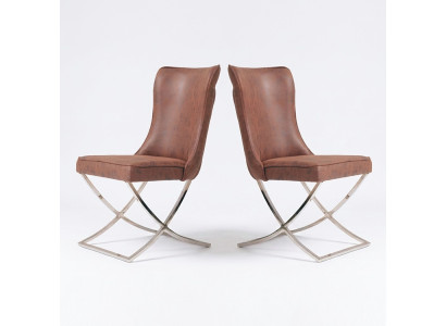Esszimmer Stuhl Garnitur Sessel Gastro Design 2x Stühle Gruppe Polster