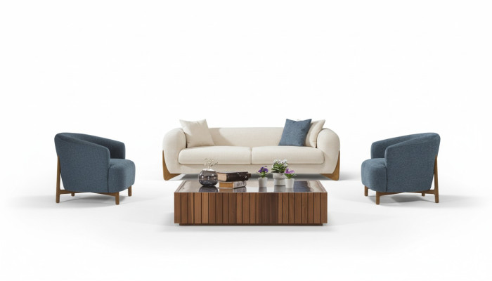 Italienische Stil Einrichtung Sofagarnitur Sofa Möbel 3+3+1 Sitzer