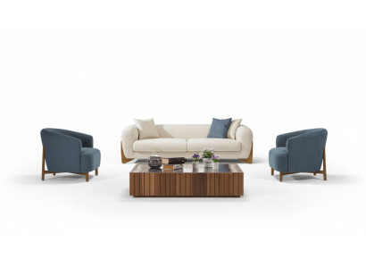 Italienische Stil Einrichtung Sofagarnitur Sofa Möbel 3+3+1 Sitzer