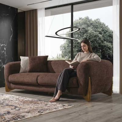 Sofa 3 Sitzer Wohnzimmer Luxus Design Italienischer Stil Möbel Moderne