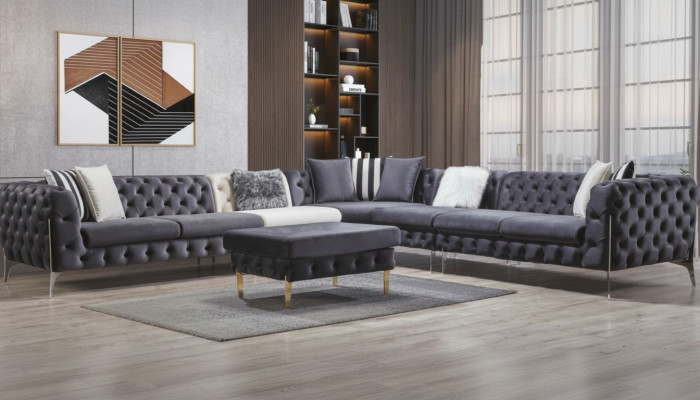 Sofa Ecksofa Couch Polster Ecksofas Couchen Chesterfield Möbel