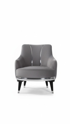 Sessel Einsitzer Sofas Wohnzimmer Textil Stoff Möbel Farbe Grau