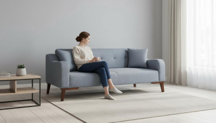 Design Sofa Dreisitzer Couch 3 Sitzer Polster Garnitur Sofas Möbel