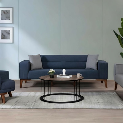 Sofa Garnitur 3 Sitzer Wohnzimmer Stoffsofa Couch Polster Möbel