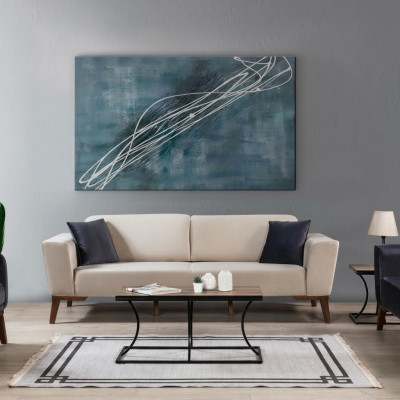 Wohnzimmer Sofa Design Dreisitzer Moderne Couch Beige Möbel Polster
