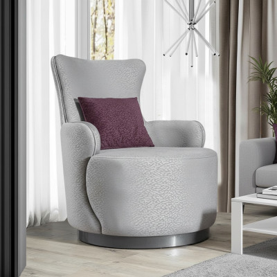 Runder Clubsessel Sofa Couch Relax Einsitzer Polster Möbel Einrichtung