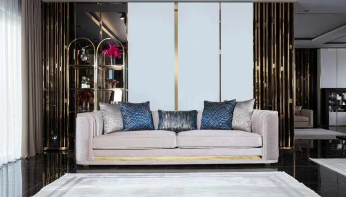 Sofa 3 Sitzer Sofas Couch Polster Garnitur Moderne Couchen Dreisitzer