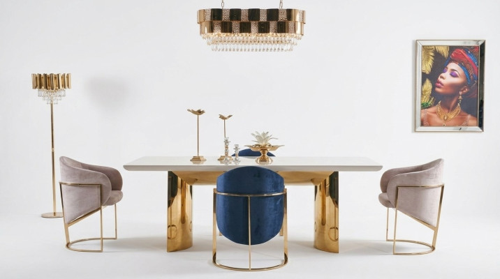 Esszimmer Set Tisch + 4x Stühle Esszimmerstuhl Set Tisch Gruppe 5tlg