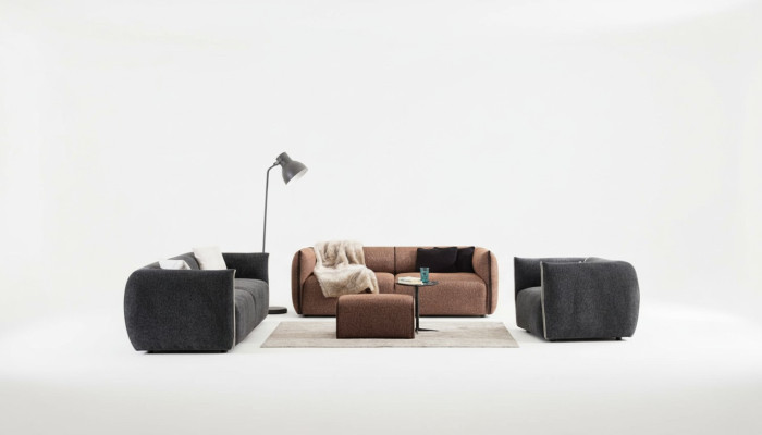 Sofagarnitur Couch Set 4+3+1 Sitz Möbel Gruppe Garnitur Sets 3tlg Neu