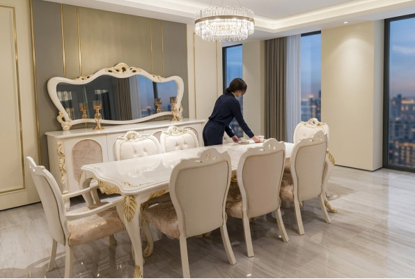 Tische Esszimmertisch Esstisch Esszimmer Holz Tisch Barock Ess Luxus Möbel Neu